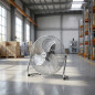 Thulos 51cm 120W 3 Speed Industrial Floor Fan | High Speed Tilting Fan | Metal Fan