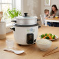 Cuiseur à riz électrique Thulos 0,6 litre 300 W | Cuiseur à riz pour 2 à 3 portions | Cuiseur à riz professionnel Cuiseur à riz électrique Thulos 0,6 litre 300 W | Cuiseur à riz pour 2 à 3 portions | Cuiseur à riz professionnel