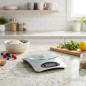 Balance de Cuisine inox, Balance Cuisine Electronique avec Bol 1L Amovible, Balance Cuisine Precision, Charge Maximale 5 kg-1 gr