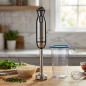 1000W Hand Blender, 2 Speeds + Beaker | Stainless Steel Hand Blender