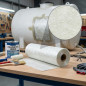 MAT-300 Fiberglas (Dichte 300 g/m2) 5 m2. Glasfasernetz zur Reparatur aller Arten von Zubehör