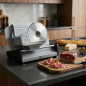 Electric Stainless Steel Meat Slicer | 150W Deli Slicer | Thickness Adjustment 0 to 15mm | Safety Switch