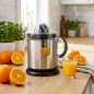 Presse-agrumes électrique 40W 1,2L acier inox - Presse-agrumes à fruits, bras de levier, sans BPA, cône rotatif