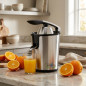 Espremedor de suco elétrico manual | Espremedor de laranja elétrico com fluxo contínuo | Extrator de suco antigotejamento de 160 Espremedor de suco elétrico manual | Espremedor de laranja elétrico com fluxo contínuo | Extrator de suco antigotejamento de 160