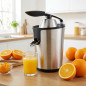 Espremedor de suco elétrico manual | Espremedor de laranja elétrico com fluxo contínuo | Extrator de suco antigotejamento de 160 Espremedor de suco elétrico manual | Espremedor de laranja elétrico com fluxo contínuo | Extrator de suco antigotejamento de 160