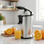 Presse-agrumes électrique Thulos | Presse-oranges électrique à flux continu | Extracteur de jus anti-gouttes 160 W