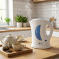 Bouilloire électrique 1,7 litre | Petite bouilloire électrique | Théière électrique portable pour infusions ou thé