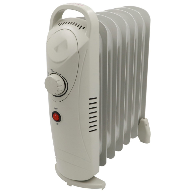 Radiador de Aceite Bajo Consumo 700W Thulos | Radiador Electrico de Aceite 7 Elementos | Calefactor Electrico con Termostato
