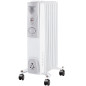 Radiador de Aceite Bajo Consumo 1500W Thulos | Radiador Electrico de Aceite 7 Elementos | Calefactor Electrico con Termostato