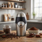 Moulin à café en acier inoxydable 50 g | Moulin à café pour moudre des grains frais en quelques secondes | Moulin à café électri