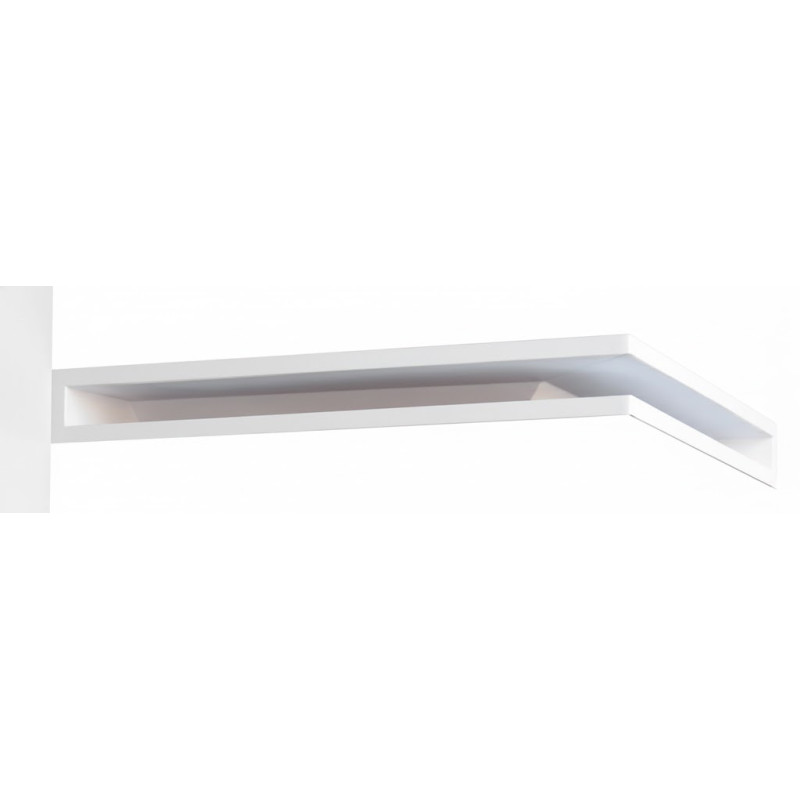 Diffuseur incliné pour climatisation et ventilation, 500 x 500 mm, blanc