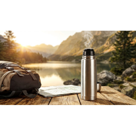 1L Stainless Steel Thermos | Insulated Water Bottle | Keeps Drinks Hot or Cold for 24 Hours | Thermal Bottle | Water Bottle