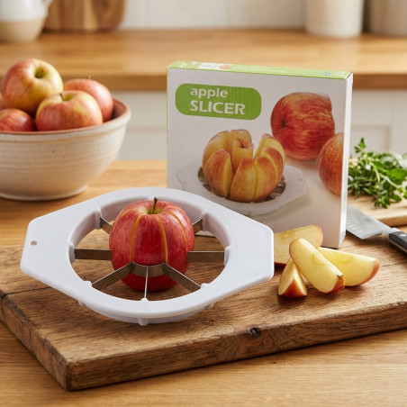 Cortador de Manzana 8 porciones | Cortadora de frutas | Cortador de Fruta y Hortalizas | Utensilio de Cocina Profesional