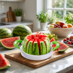 Affettatrice per anguria e melone, 12 porzioni, Ø28 cm | Tagliafrutta | Utensile da cucina professionale