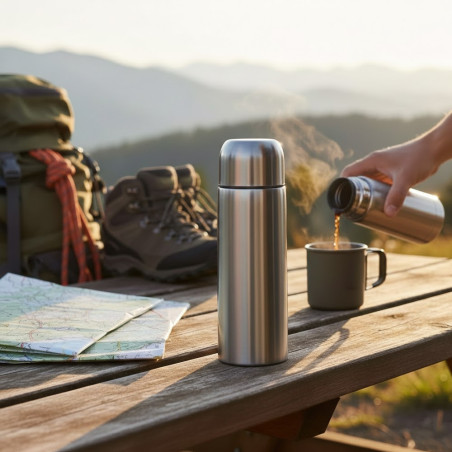 Thermos liquide Orbegozo en acier inoxydable. Capacité 350ml