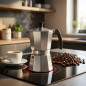 Cafetera Aluminio Aluminio | Cafetera Italiana 9 Tazas Inducción | Cafetera Espresso | Cafetera Apta para todo tipo de cocinas