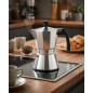 Cafetera Aluminio Aluminio | Cafetera Italiana 12 Tazas Inducción | Cafetera Espresso | Cafetera Apta para todo tipo de cocinas