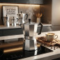 Cafetière en aluminium | Cafetière italienne 12 tasses pour induction | Machine à expresso | Compatible avec toutes les plaques