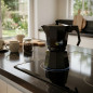 Cafetera Aluminio Negro | Cafetera Italiana 12 Tazas Inducción | Cafetera Espresso | Cafetera Apta para todo tipo de cocinas