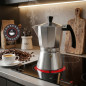 Cafetière en aluminium | Cafetière italienne 9 tasses compatible induction | Machine à expresso | Convient à tous les types de p