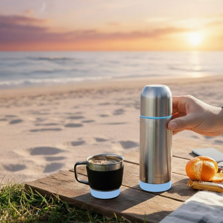 Termo líquido inox 350 ml. Fabricado en INOX. Resistente y práctico