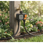 Programador de Riego Orework Pro-Dial | Temporizador de grifo digital para jardin de 2 zonas