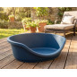Cama de plástico para cães grandes 80x60x25 cm | Ideal para animais de estimação de raças grandes