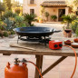 Brûleur à paella Lacor | Gaz butane | 20-40 cm | 2 brûleurs | Pour poêles à paella de 28 à 55 cm | Brûleur à paella portable