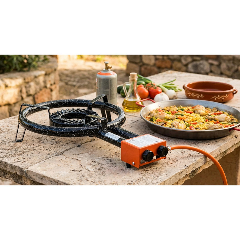Rechaud à Paella Gaz Vaello Campos 30 Cm - Neuf - Originalpaella.fr