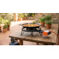 Brûleur à paella Lacor | Gaz butane | 30 cm | 1 brûleur | Pour poêles à paella de 36 à 46 cm | Brûleur à paella portable