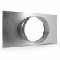 Entrée de diffuseur avant et angulaire de 120 mm pour la climatisation et la ventilation Entrée de diffuseur avant et angulaire de 120 mm pour la climatisation et la ventilation