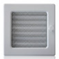 Griglia orientabile con pre-telaio 17x17cm Bianca per Aria Condizionata e Ventilazione