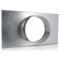 Entrada de 30x17cm para grelhas fixas ou ajustáveis para tubos de 120mm para ar condicionado e ventilação.