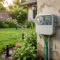 Controlador de Irrigação Externa PRO-LC de 4 Estações com Módulo Wi-Fi K-Rain | Temporizador Elétrico para Irrigação de Jardim