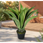 Agave Artificial 95 cm com Vaso | Plantas de Plástico para Decoração de Jardins Internos e Externos