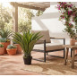 Agave Artificial 95 cm com Vaso | Plantas de Plástico para Decoração de Jardins Internos e Externos
