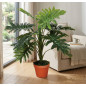 Planta Artificial Filodendro 70cm con Macetero | Plantas de Plástico para Decoración de Jardín Interior y Exterior