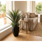 Planta Artificial Agave 73cm con Macetero | Plantas de Plástico para Decoración de Jardín Interior y Exterior
