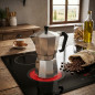 Cafetera Aluminio Aluminio | Cafetera Italiana 6 Tazas Inducción | Cafetera Espresso | Cafetera Apta para todo tipo de cocinas