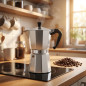 Aluminum Coffee Maker | 12-Cup Italian Coffee Maker for Induction | Espresso Maker | Suitable for all stovetops