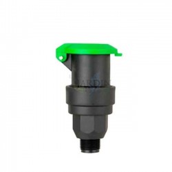 Quick coupling valve 3/4" male plastic