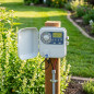 Bewässerungssteuerung PRO-LC 4 Stationen Außen K-Rain | Elektrischer Bewässerungstimer für den Garten | Permanente Speicherung