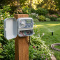 Programador de Riego PRO-LC 4 Estaciones Exterior K-Rain | Temporizador de Riego Eléctrico para Jardin | Memoria Permanente