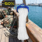 Madeja de Cordón de Nylon Blanco 2,75 mm x 10 m | Cuerda Nylon Resistente para Jardín, Hogar, Agricultura, Manualidades