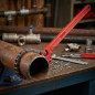 Chiave a catena per tubi da 400 mm | Manico da 40 cm | Catena da 55 cm | Utensile per idraulica e tubi