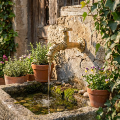 Dekorativer Wasserhahn | Rahmenverschluss | Klassischer Stil