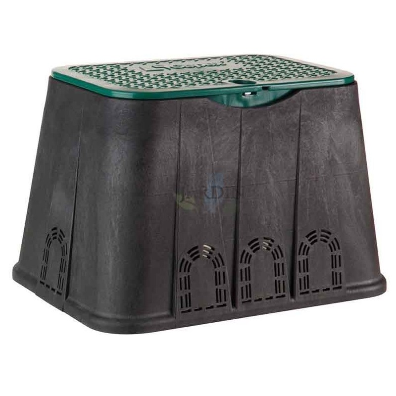 Bewässerungsventilkasten 480x350x310 mm | Rechteckiger Bewässerungsventilkasten für Magnetventile oder unterirdische Bewässerung Bewässerungsventilkasten 480x350x310 mm | Rechteckiger Bewässerungsventilkasten für Magnetventile oder unterirdische Bewässerung