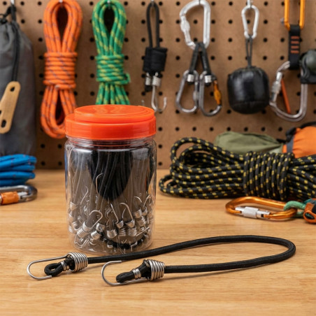 Elastisches Oktopusboot 37 cm | Packung mit 50 Stück | Starker Halt