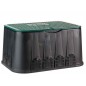 Caixa de Válvula de Irrigação de Jardim 60x43x31 cm | Caixa de Válvula de Irrigação Retangular para Válvulas Solenoides | Caixas