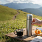 Flüssige Thermoskanne aus Edelstahl von Orbegozo.  Fassungsvermögen 1000ml.